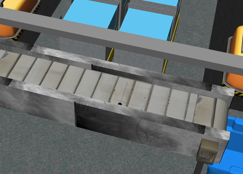 Break beam sensor in Gazebo