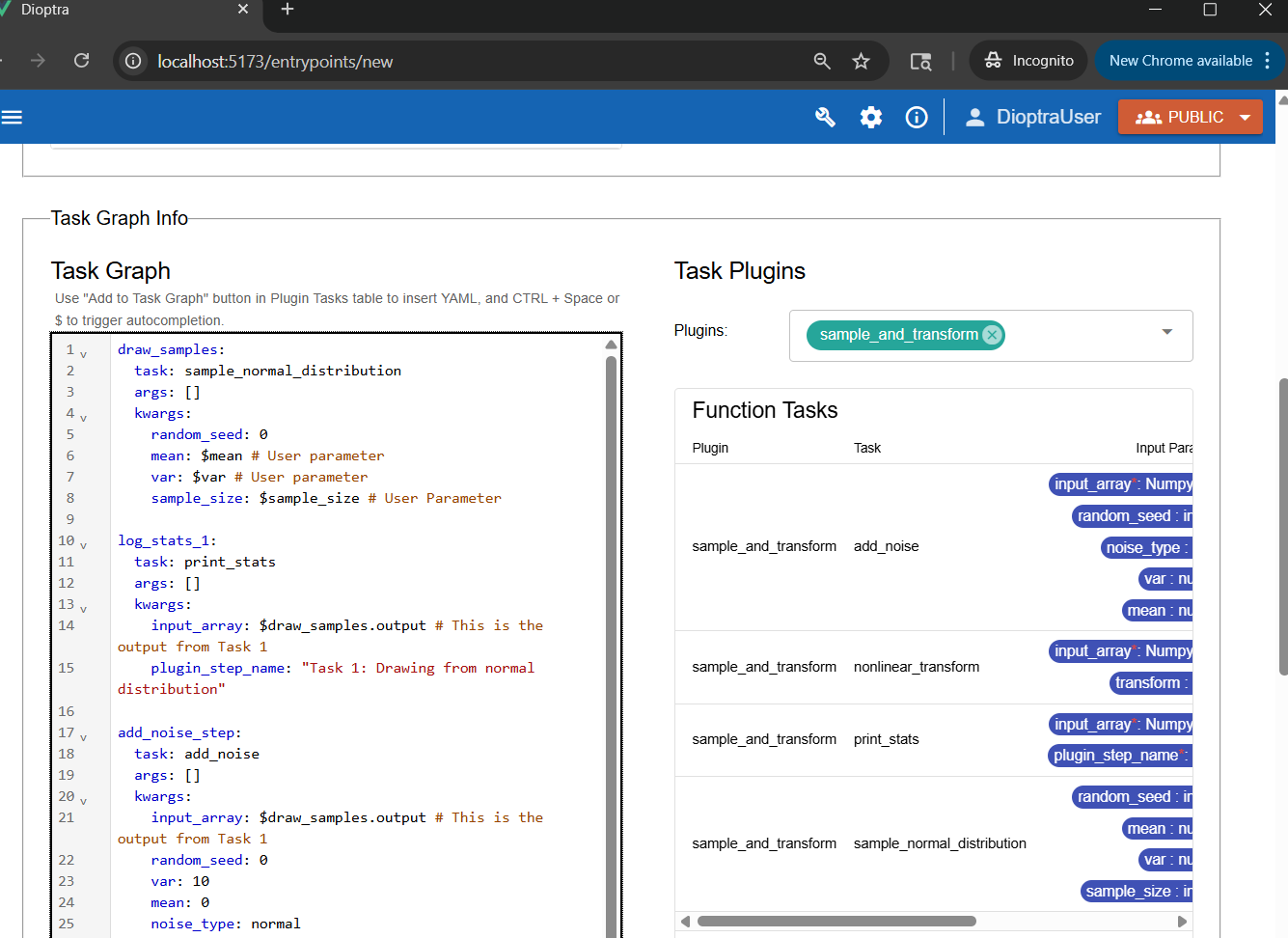 Screenshot of a multi-step task graph for Entrypoint 3.